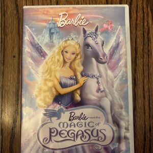 Barbie and the Magic of Pegasus DVD with Pink and Purple Cover